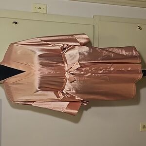 Silky Pink Bathrobe OS
